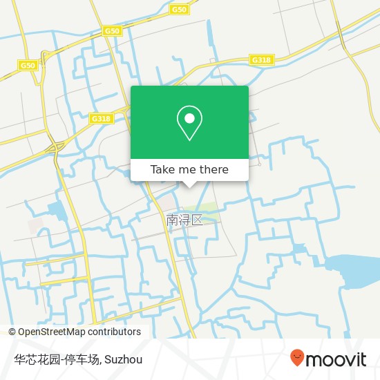 华芯花园-停车场 map