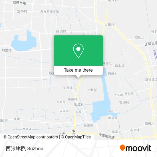 西张埭桥 map