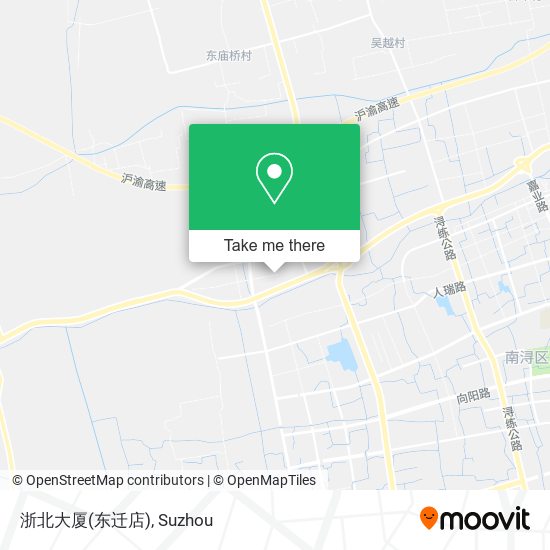 浙北大厦(东迁店) map