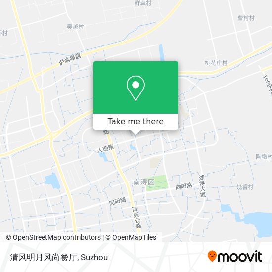 清风明月风尚餐厅 map