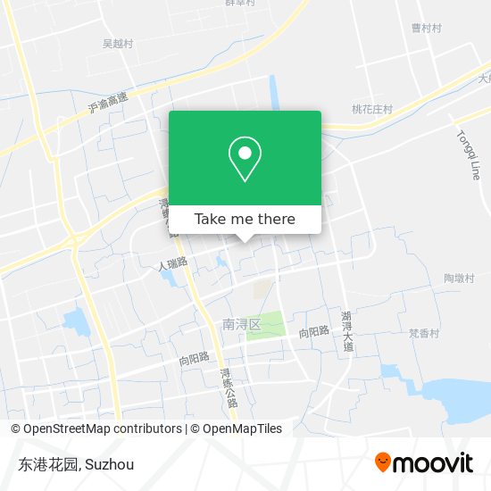 东港花园 map