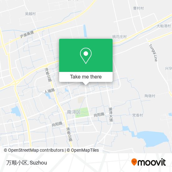 万顺小区 map