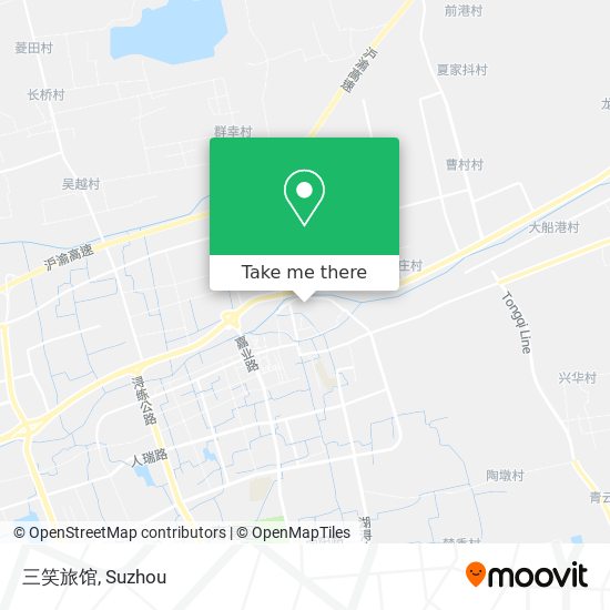 三笑旅馆 map