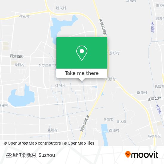 盛泽印染新村 map