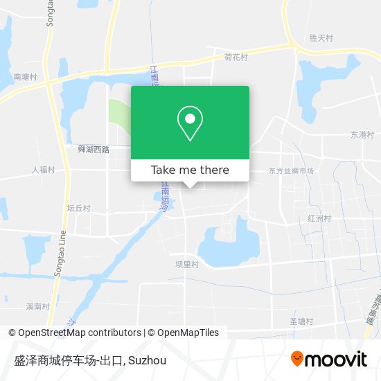 盛泽商城停车场-出口 map