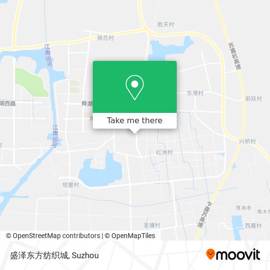 盛泽东方纺织城 map