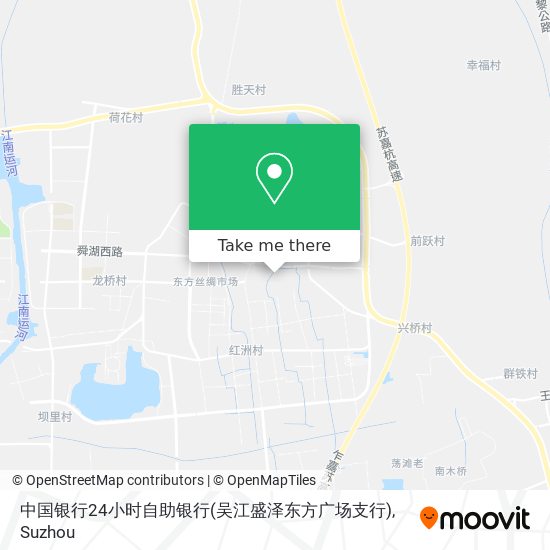 中国银行24小时自助银行(吴江盛泽东方广场支行) map