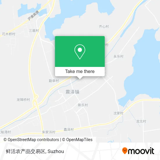 鲜活农产品交易区 map