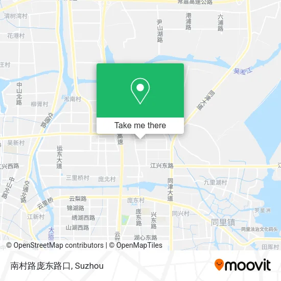 南村路庞东路口 map