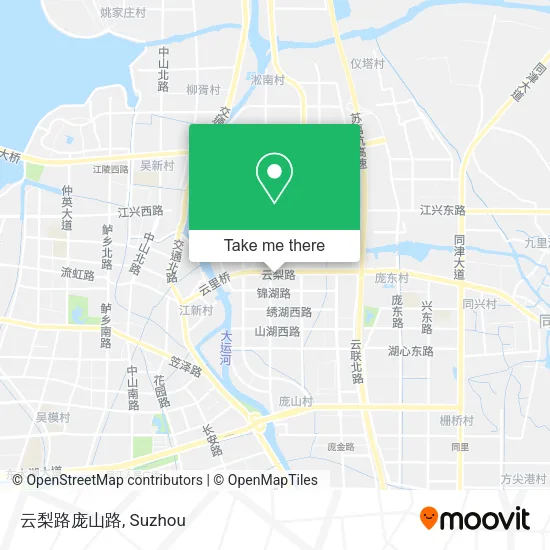 云梨路庞山路 map