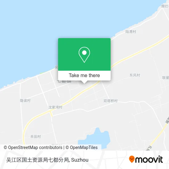 吴江区国土资源局七都分局 map