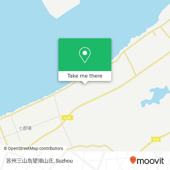 苏州三山岛望湖山庄 map