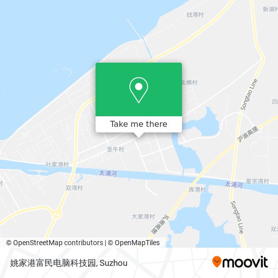姚家港富民电脑科技园 map
