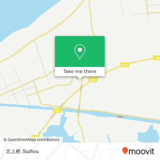 北上桥 map