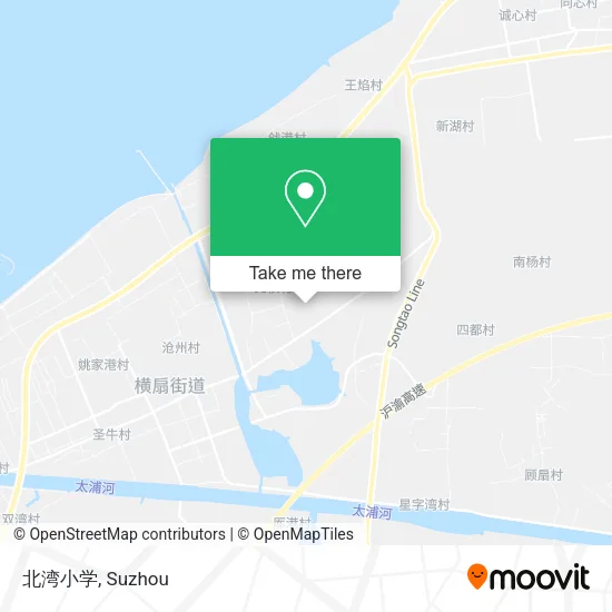 北湾小学 map
