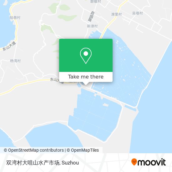 双湾村大咀山水产市场 map