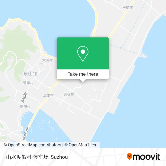 山水度假村-停车场 map