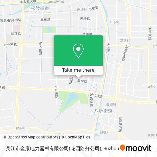 吴江市金康电力器材有限公司(花园路分公司) map