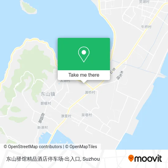 东山驿馆精品酒店停车场-出入口 map