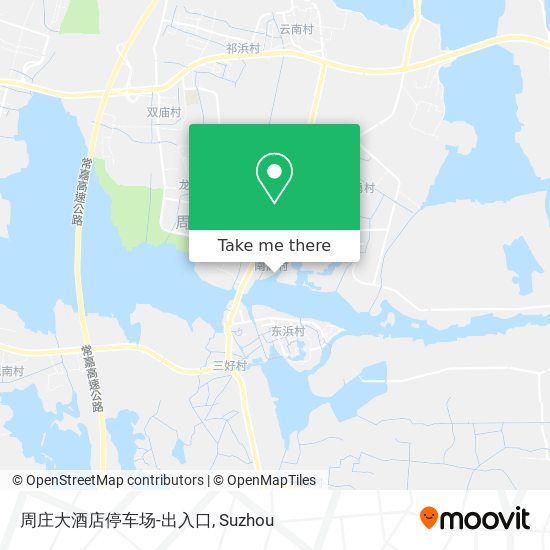 周庄大酒店停车场-出入口 map