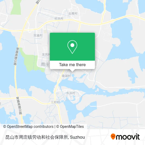 昆山市周庄镇劳动和社会保障所 map