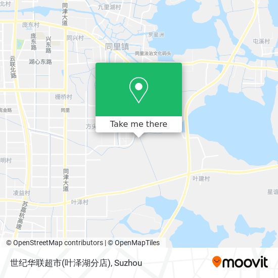 世纪华联超市(叶泽湖分店) map