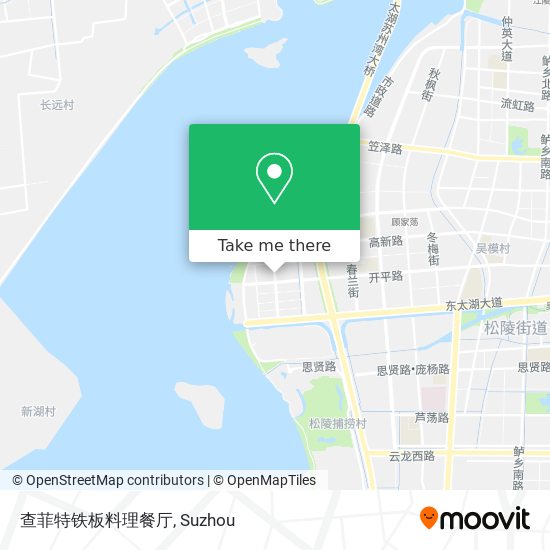 查菲特铁板料理餐厅 map