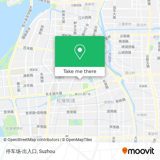 停车场-出入口 map