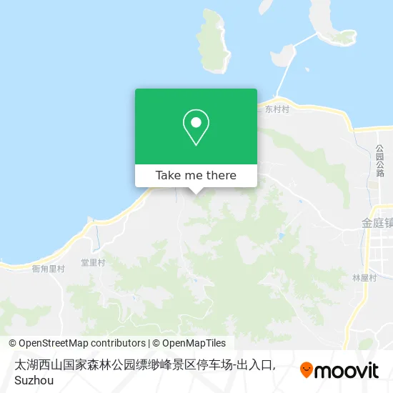 太湖西山国家森林公园缥缈峰景区停车场-出入口 map