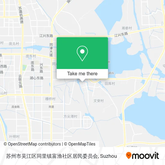 苏州市吴江区同里镇富渔社区居民委员会 map