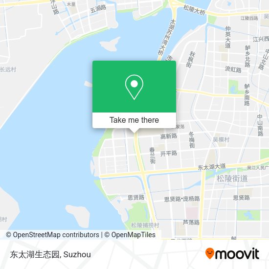 东太湖生态园 map