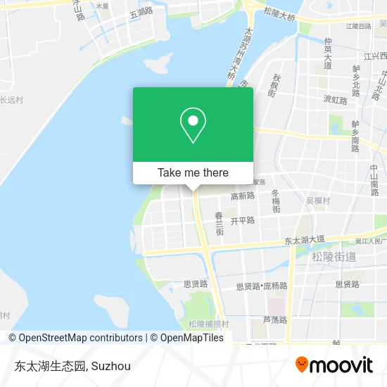 东太湖生态园 map
