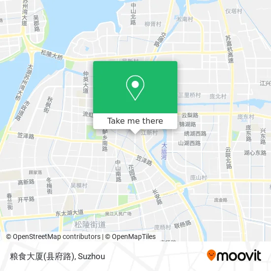 粮食大厦(县府路) map
