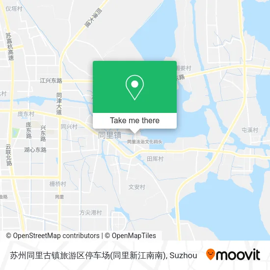 苏州同里古镇旅游区停车场(同里新江南南) map