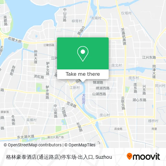 格林豪泰酒店(通运路店)停车场-出入口 map