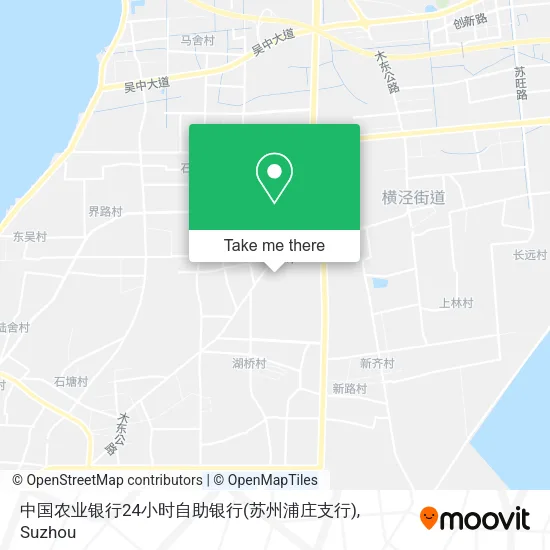 中国农业银行24小时自助银行(苏州浦庄支行) map