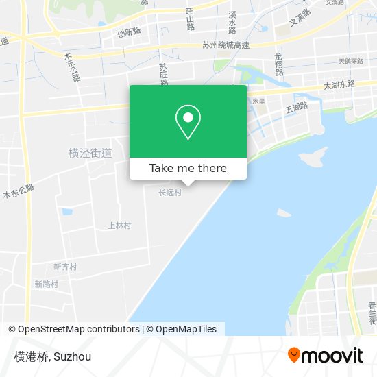 横港桥 map