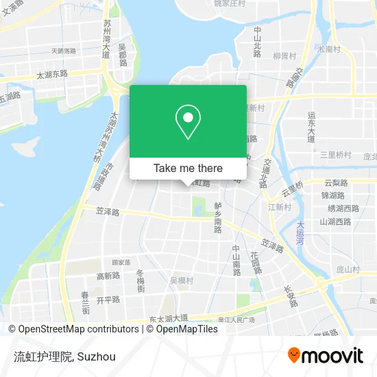 流虹护理院 map