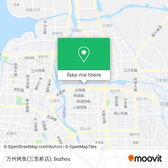 万州烤鱼(三里桥店) map