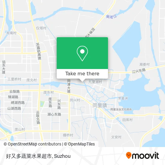 好又多蔬菜水果超市 map