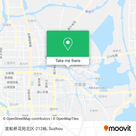 渡船桥花苑北区-212栋 map