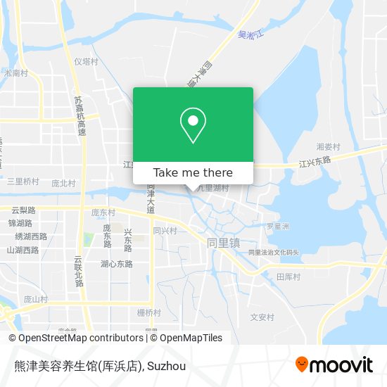 熊津美容养生馆(厍浜店) map