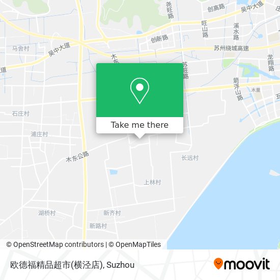 欧德福精品超市(横泾店) map