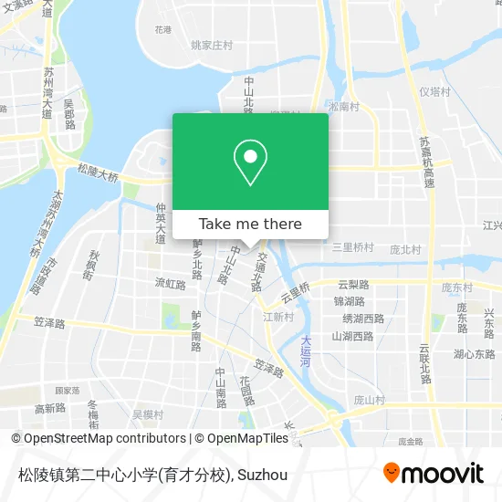 松陵镇第二中心小学(育才分校) map