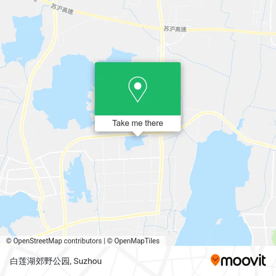 白莲湖郊野公园 map