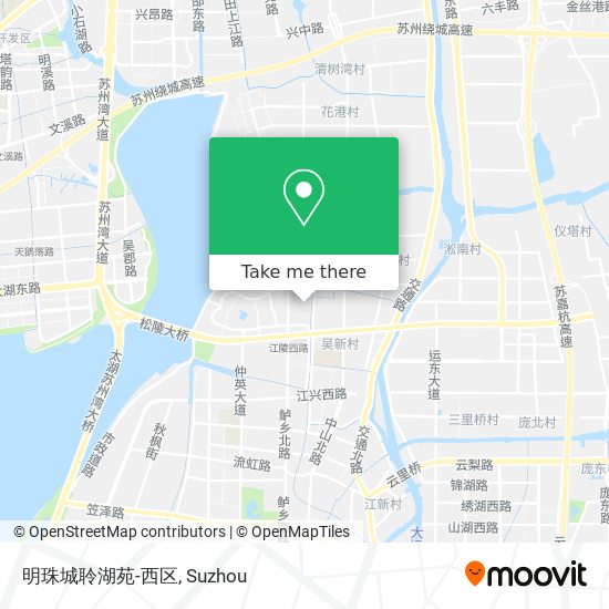 明珠城聆湖苑-西区 map