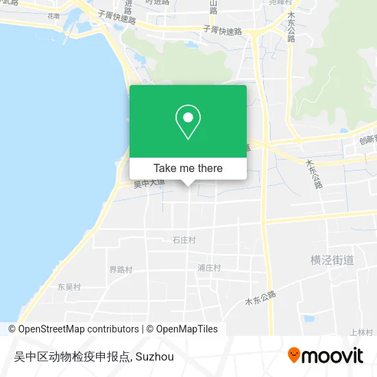 吴中区动物检疫申报点 map