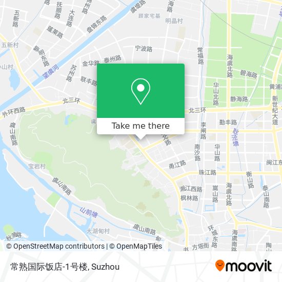 常熟国际饭店-1号楼 map