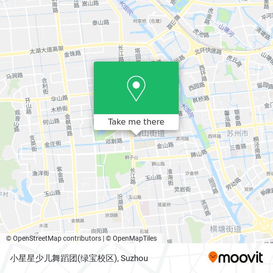 小星星少儿舞蹈团(绿宝校区) map