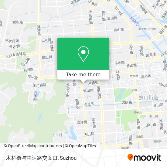 木桥街与中运路交叉口 map